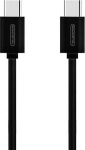 Kabel USB Somostel USB-C - USB-C 1.2 m Czarny (27508) 1