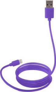 Kabel USB Canyon USB-A - Lightning 1 m Fioletowy (24408) 1