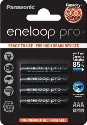 Panasonic Bateria Eneloop Pro AAA / R03 900mAh 4szt. 1