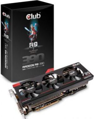 Karta graficzna Club 3D R9 390 Royal Queen, 8GB GDDR5, 512BIT, DP, HDMI, 2xDVI (CGAX-R9399) 1