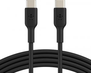 Kabel USB Belkin USB-C - USB-C 1 m Czarny (CAB003bt1MBK) 1