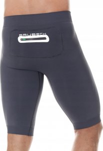 Brubeck LB10140A Spodnie 1/2 męskie RUNNING FORCE szary S 2