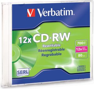 Verbatim CD-RW 700 MB 12x 1 sztuka (43167) 1