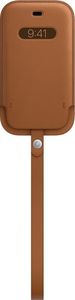 Apple APPLE iPhone 12 mini Leather Sleeve with MagSafe Saddle Brown 1