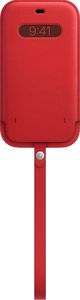 Apple APPLE iPhone 12 Pro Max Leather Sleeve with MagSafe PRODUCT RED 1