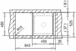 Zlewozmywak Teka Zlewozmywak 1-komorowy Aura 45 B-TG z ociekaczem 92 x 52,5cm carbon (40143056) 3