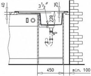 Zlewozmywak Teka Zlewozmywak 1-komorowy Aura 45 B-TG z ociekaczem 92 x 52,5cm carbon (40143056) 4