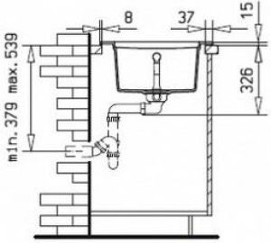 Zlewozmywak Teka Zlewozmywak 1-komorowy Aura 45 B-TG z ociekaczem 92 x 52,5cm carbon (40143056) 5