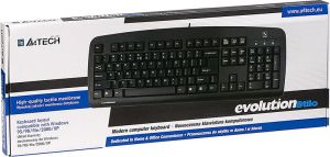 Klawiatura A4Tech Przewodowa Czarna US (A4TKLA10167) 2