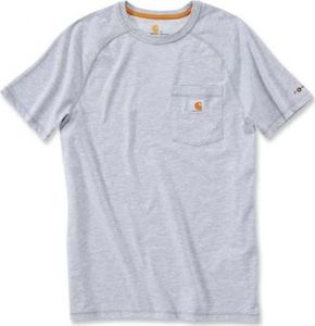 Carhartt Koszulka Carhartt Force Cotton Short Sleeve T-Shirt heather grey 1