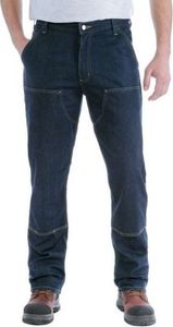 Carhartt Spodnie Carhartt Rugged Flex Double-Front Dungaree Jeans ULTRA BLUE 1