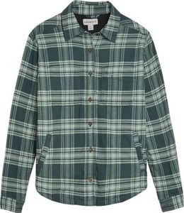 Carhartt Ocieplana Koszula Carhartt Hamilton Plaid Flannel Shirt Jac FOG GREEN 1