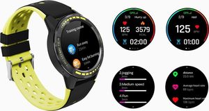 Smartwatch Pacific 12-3 Czarno-żółty 2