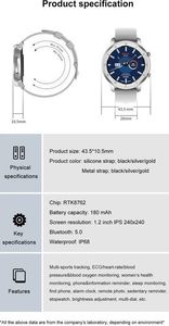 Smartwatch Pacific 17-5 Różowy  (15558-uniw) 6
