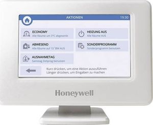 Honeywell THR99C3102 Zestaw Evohome: sterownik, podstawa z zasilaczem, 2 regulatory HR92, 2 zestawy adapterów, 2 podstawki 3