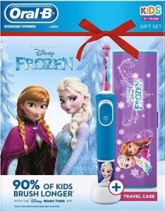 Szczoteczka Oral-B Vitality Kids D100 Frozen + Case Niebieska 3
