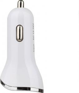 Ładowarka ŁADOWARKA SAMOCHODOWA 2A BIAŁA SOMOSTEL 2100mAh 2XUSB DUAL FAST CHARGING SMS-A44 4