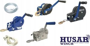 Husar Wciągarka pasowa korbowa ręczna BST R 3500 LBS (1578 kg, 10 m) 4