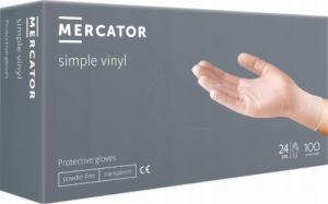Mercator Medical Rękawice winylowe MERCATOR simple vinyl PF S () - RP20016002 1