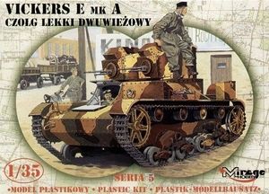 Mirage Vickers E Mk A Polski Czołg Dwuwieżowy - 1:35 1