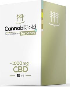 HEMPOLAND CannabiGold, Terpenes+ 1000mg, olej, 12 ml 1