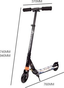 Hulajnoga YKS ALS-C3 Czarny (YKS/C3-BLK) 2