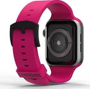 Superdry Pasek Watchband Apple Watch 38/40mm Silicone różowy (41679) 2