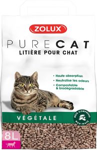 Żwirek dla kota Zolux PureCat Roślinny Bezzapachowy 8 l 1