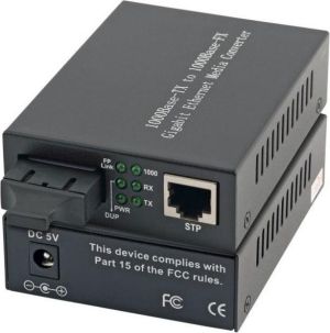 Konwerter światłowodowy Intellinet Network Solutions 1000Base-T RJ45 / 1000Base-LX (SM SC) (507158) 1