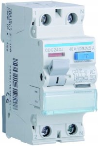 Polot Wyłącznik różnicowoprądowy Hager 2P 40A 0,03A typ AC CDC240J 3