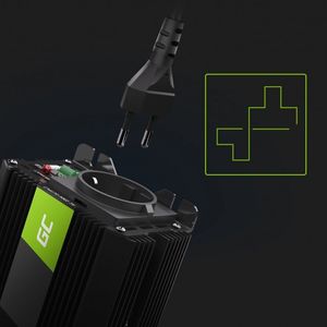 Przetwornica Green Cell PRO 12V na 230V 500W/1000W 2