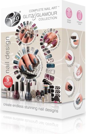 Rio Zestaw do pielęgnacji paznokci Complete Nail Art Glits & Glamour (RIO NADG) 6