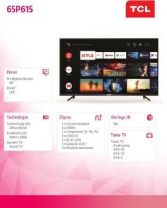 Telewizor TCL 70P615 LED 70'' 4K Ultra HD Android 4