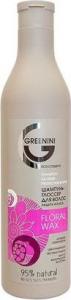 Greenini Floral Wax Shampoo szampon do włosów Ochrona Połysk 500ml 1