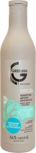 Greenini Aloe Shampoo intensywnie oczyszczający szampon do włosów Kaolin Aloes 500ml 1