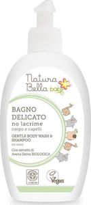 Natura Bella Baby – delikatny płyn do kąpieli i szampon 2w1 dla dzieci (300 ml) 1
