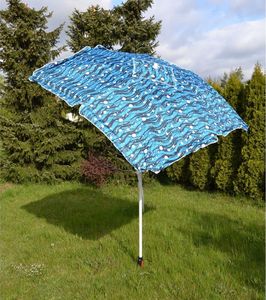 Saska Garden Parasol plażowo ogrodowy 180cm niebieski morski 6