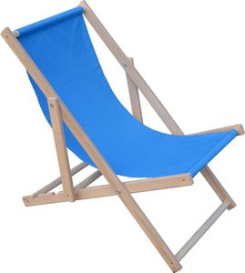 Royokamp  Leżak plażowy składany drewniany chabrowy Royokamp 3