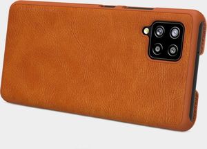 Nillkin Etui Nillkin QIN do Samsung Galaxy A42 5G (Brązowe) uniwersalny 4