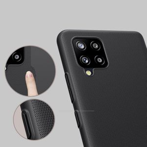 Nillkin Etui Nillkin Frosted do Samsung Galaxy A42 5G (Czarne) uniwersalny 4
