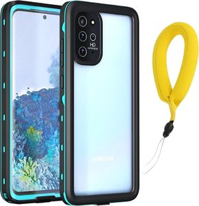 Strado Etui Wodoodporne + pasek do Samsung Galaxy S20+ (Niebieskie) uniwersalny 1