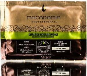 Macadamia Professional Ultra Rich Moisture Masque nawilżająca maska do włosów grubych 30 ml 1