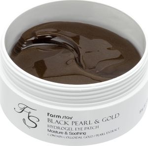 Farmstay Black Pearl Gold Hydrogel hydrożelowe płatki pod oczy 60szt. 3