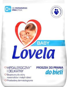 Lovela LOVELA_Baby hipoalergiczny proszek do prania ubranek niemowlęcych i dziecięcych do bieli 1,3kg 1