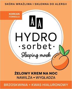 AA Hydro Sorbet Korean Formula Sleeping Mask żelowy krem na noc 50ml 1