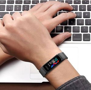 Strado Pasek stalowy do Honor Band 5 (Czarne) uniwersalny 2