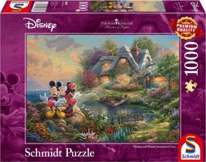 Schmidt Spiele Puzzle PQ 1000 Myszka Miki & Minnie (Disney) G3 1