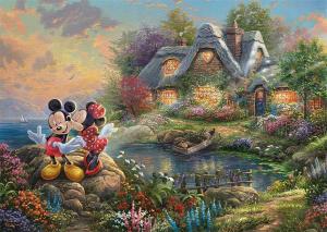 Schmidt Spiele Puzzle PQ 1000 Myszka Miki & Minnie (Disney) G3 2