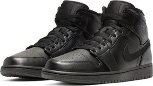 Jordan  Buty Jordan 1 Mid Triple Black - 554724-090 47.5 1