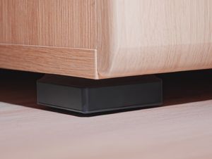 FURNIVAL Meblościanka SOLIDO dąb srtisan/czarny mat z oświetleniem LED FURNIVAL 8